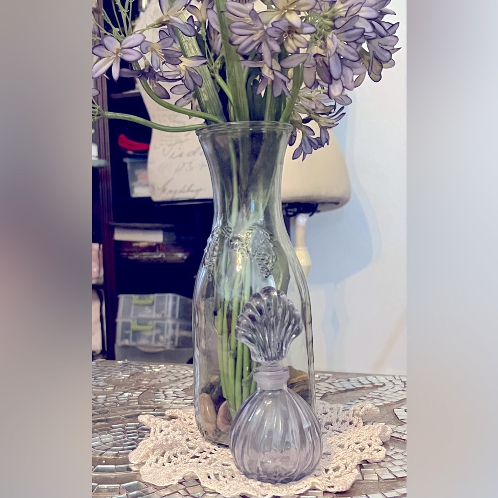 Lavender Antique Perfume Bottle
